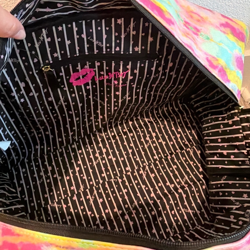 NWOT Luv Betsey by Betsey Johnson Multicolor Weekender Duffel Bag - Picture 8 of 9
